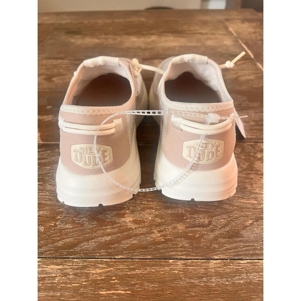 Hey Dude Sirocco Neutral Sneaker Tan Beige Womens 8 - Picture 8 of 8